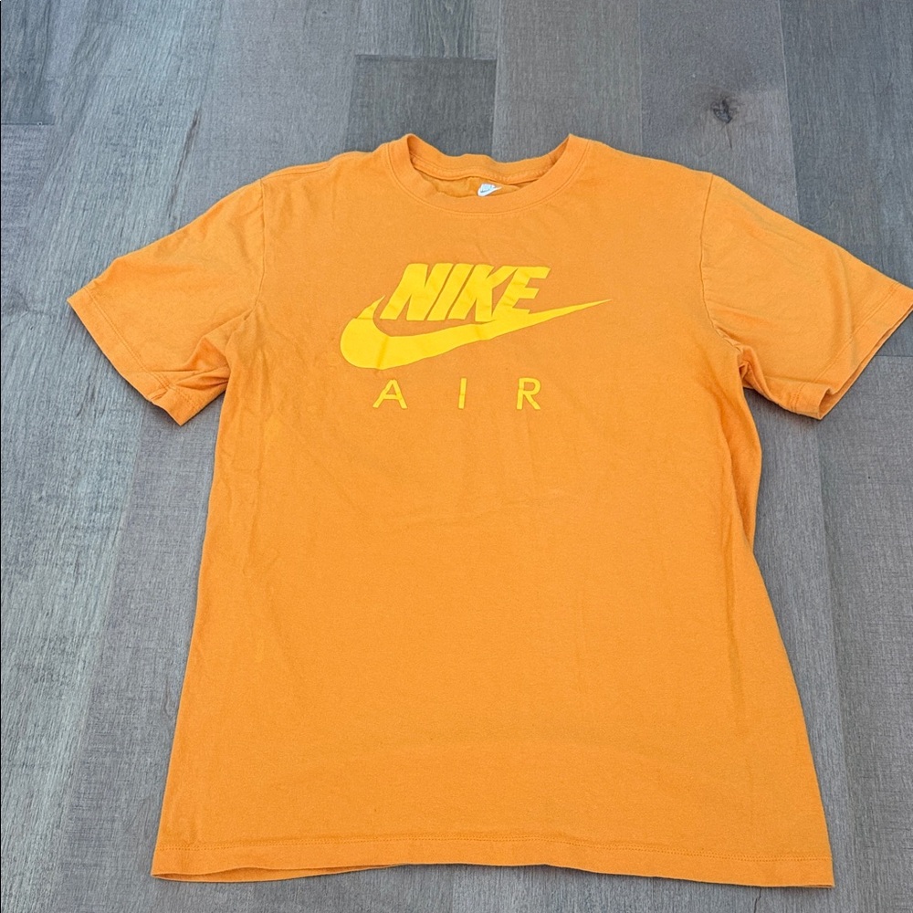 Nike Air Tee in Vibrant Orange and Yellow